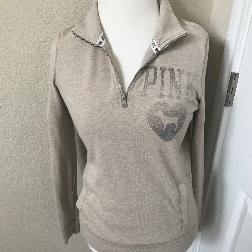 Victorias Secret PINK half quarter zip pullover XS